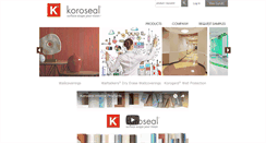 Desktop Screenshot of koroseal.com